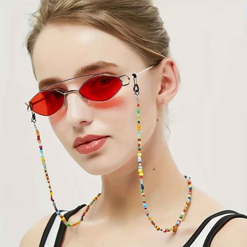 Boho Beaded Glasses Lanyard St - огляд і ціна Mask Lanyard Adjustable