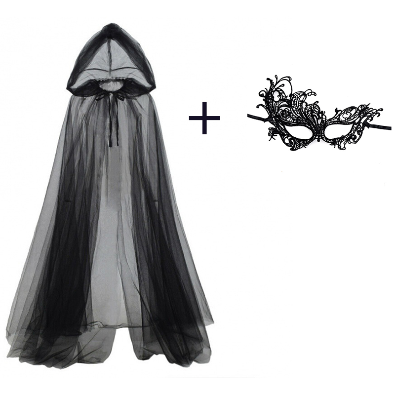 2pcs Set of Black Veil Cape An - огляд і ціна Black Face Mask Pack
