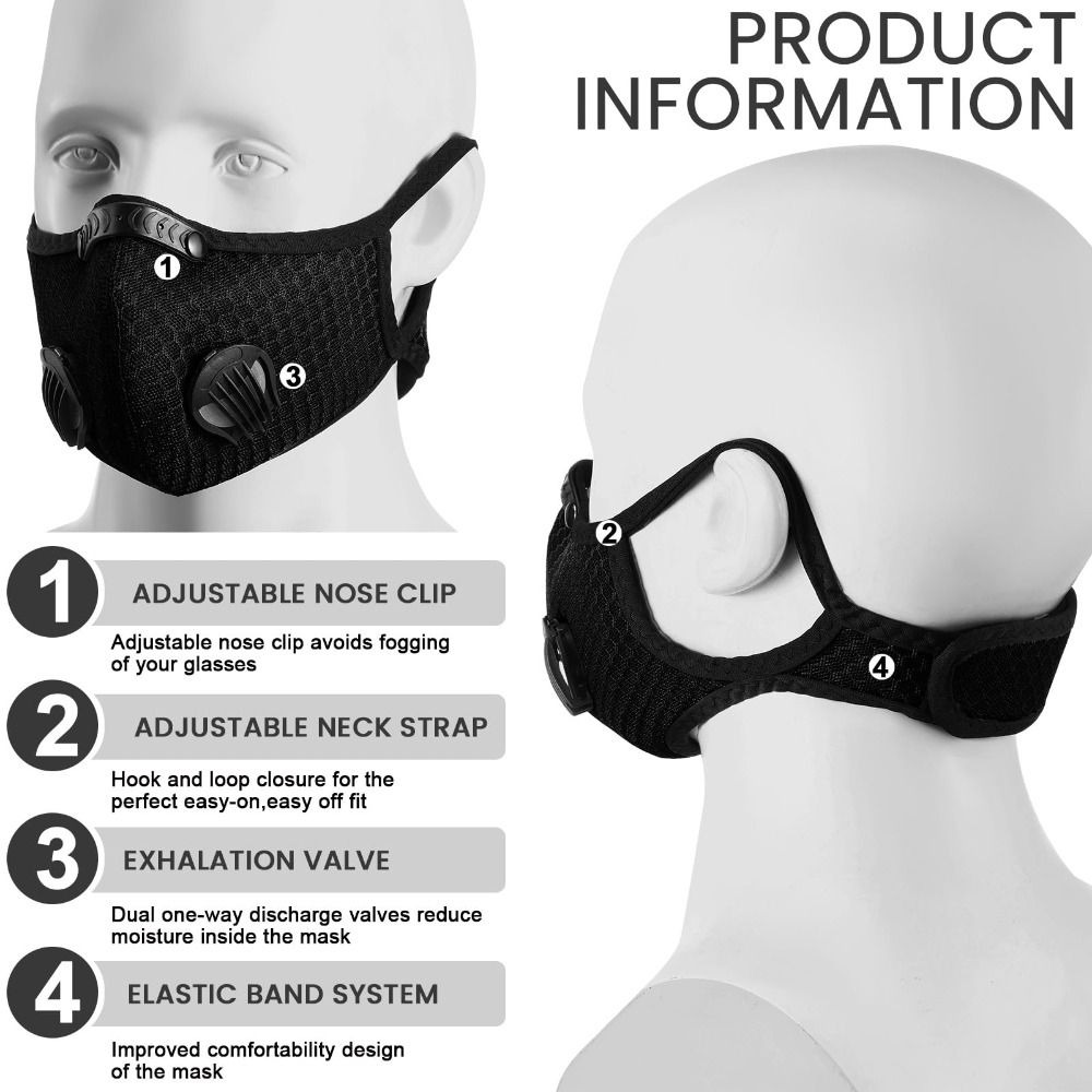 Breathable Ergonomic Dust Mask - огляд і ціна Dust Mask Construction