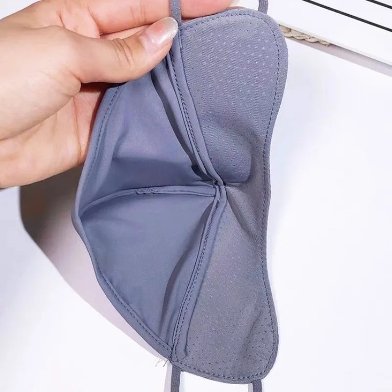 UV Protection Solid Ice Silk F - огляд і ціна Sports Mask Breathable