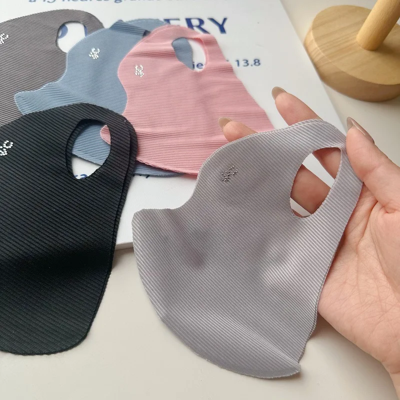 5 Color Threaded Ice Silk Mask - огляд і ціна Cloth Face Mask Washable