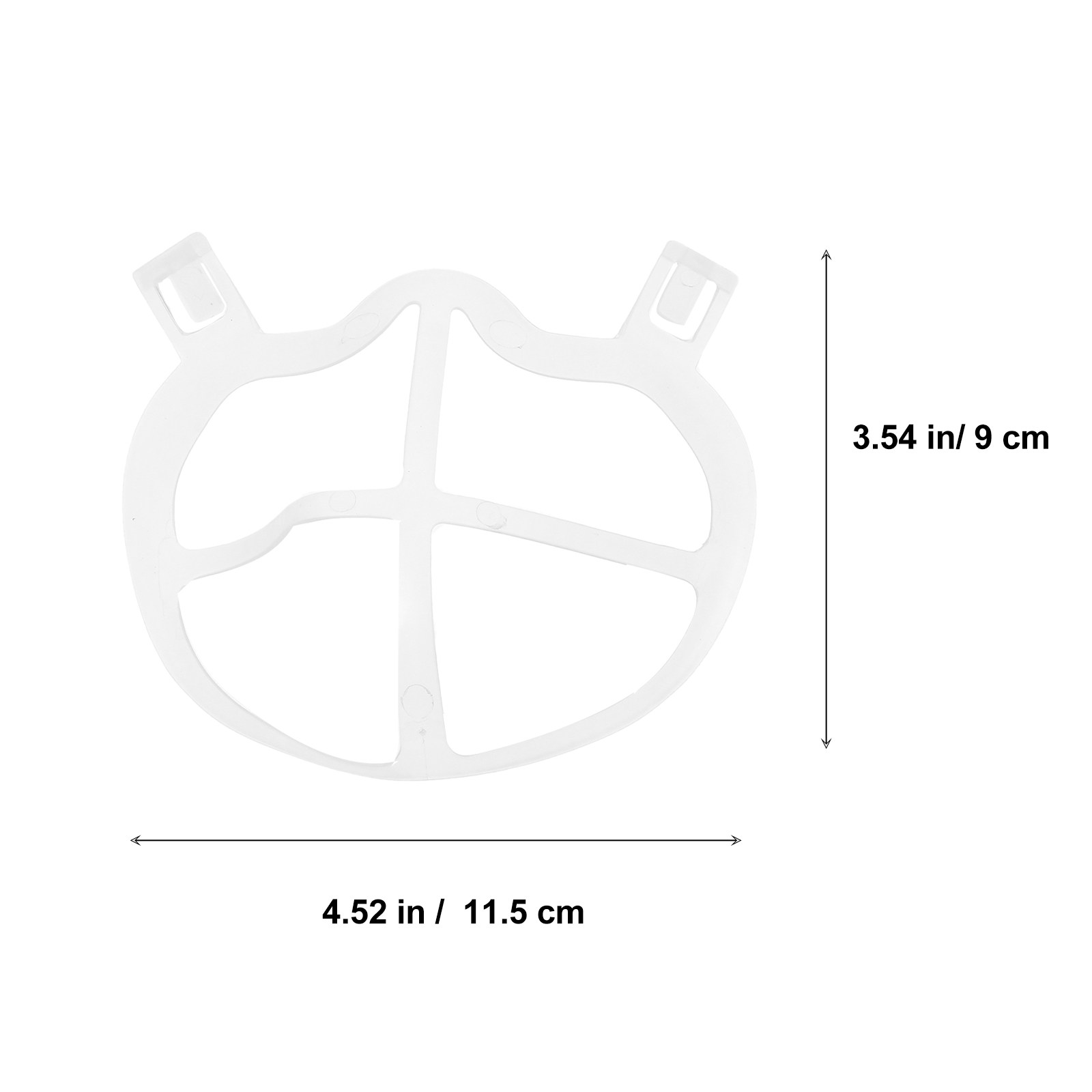 10Pcs Lightweight Odorless Sil - огляд і ціна Silicone Mask Bracket