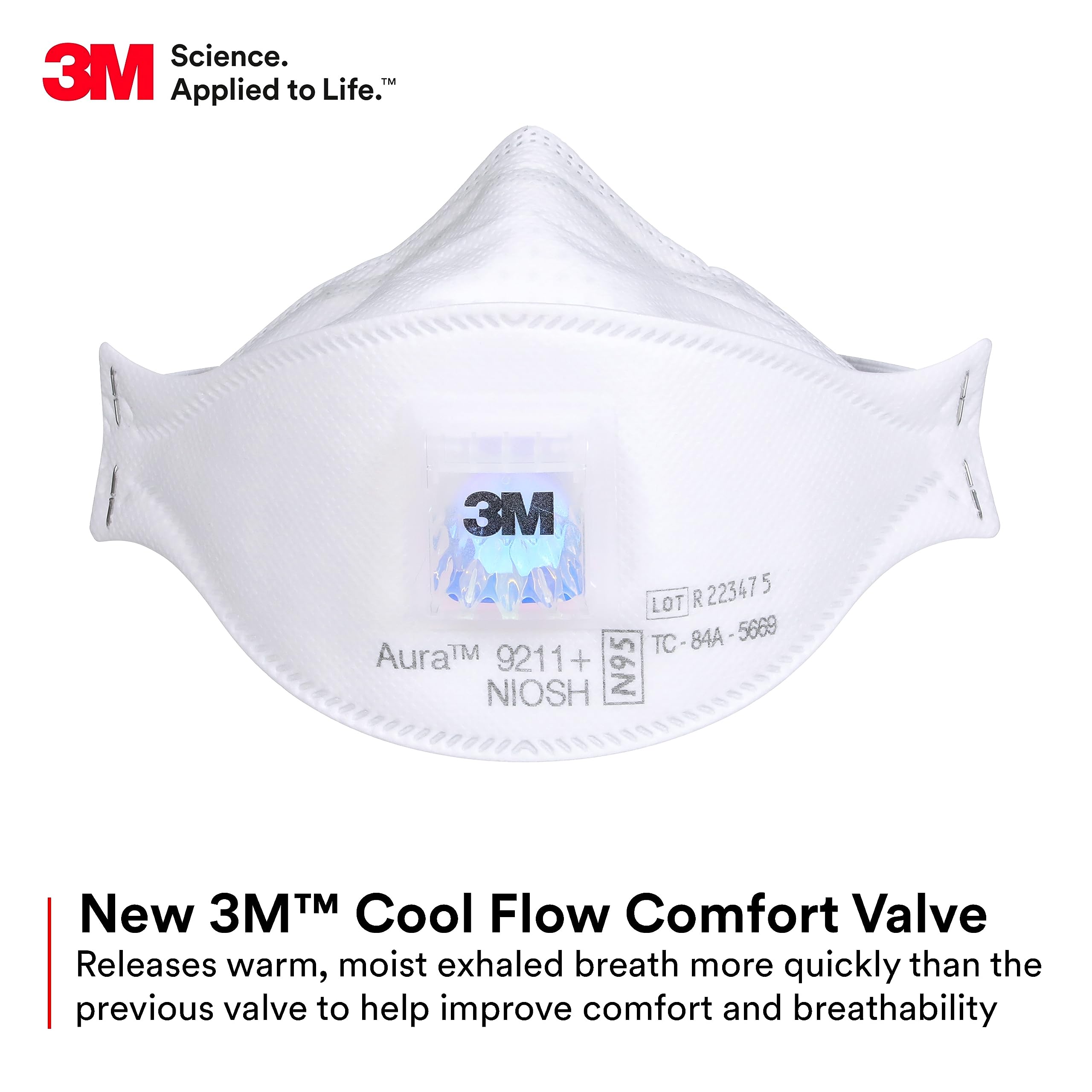 3M Aura 9211+ Particulate Resp - огляд і ціна Dust Mask Construction