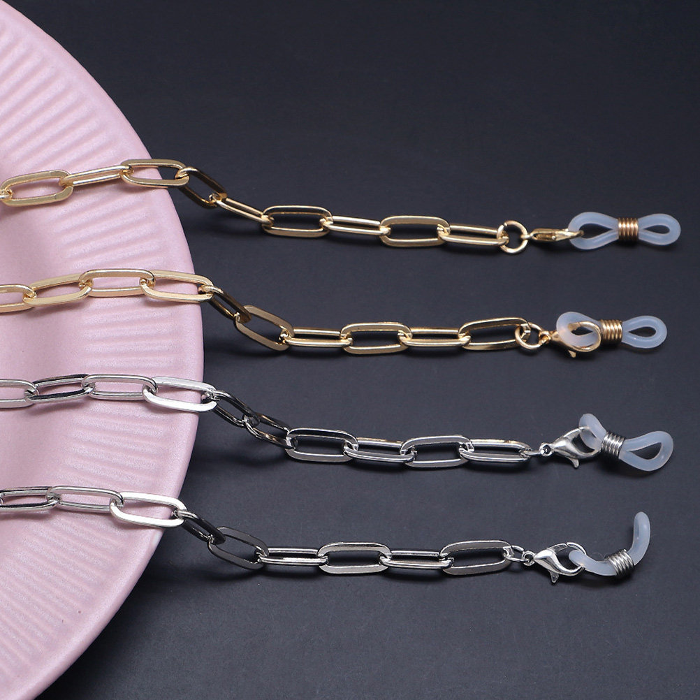 Gold Paperclip Link Mask Lanya - огляд і ціна Mask Chain Holder