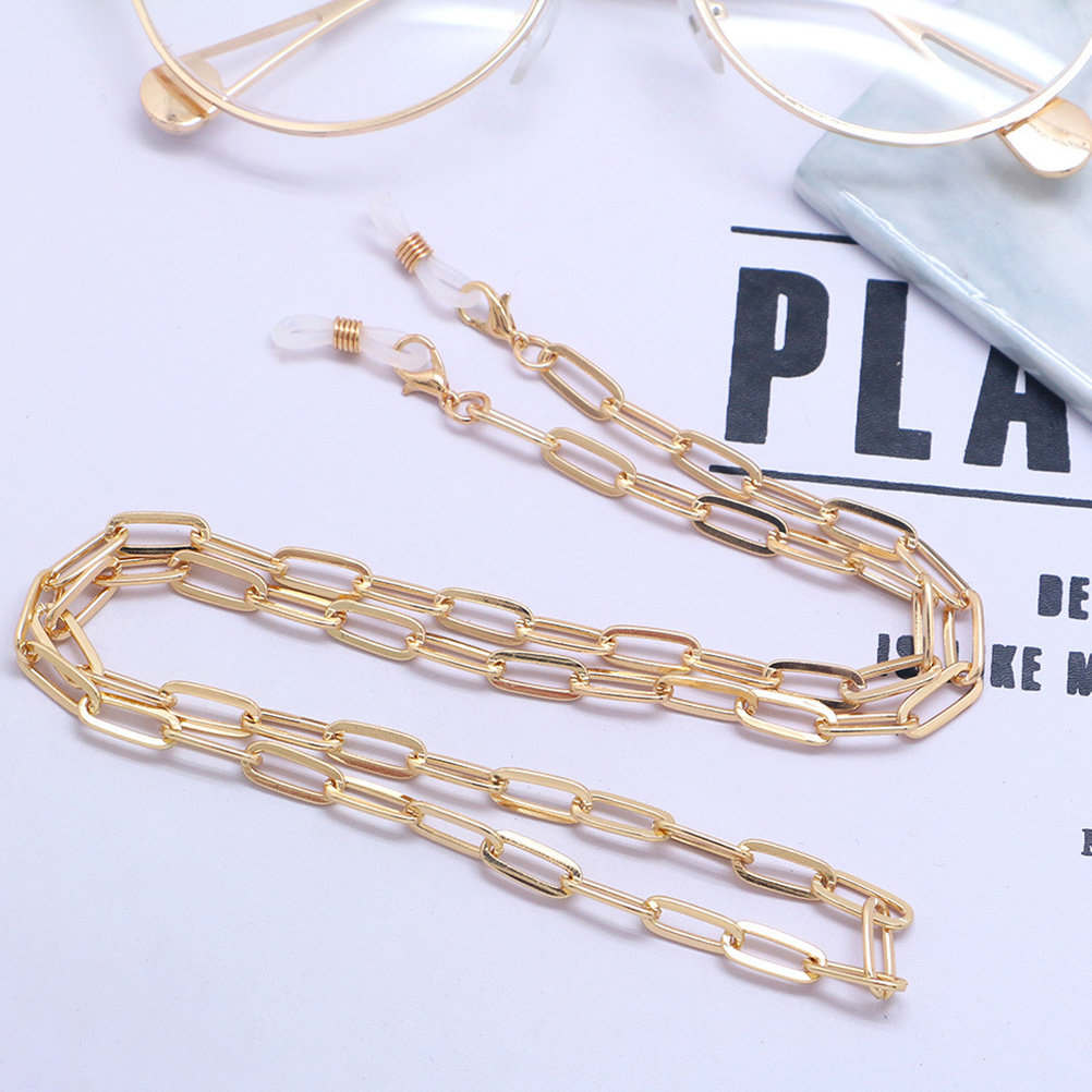 Gold Paperclip Link Mask Lanya - огляд і ціна Mask Chain Holder