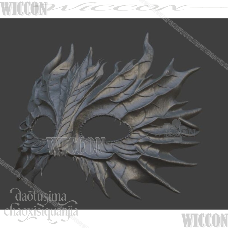 Black Dragonscale Masquerade M - огляд і ціна Black Face Mask Pack